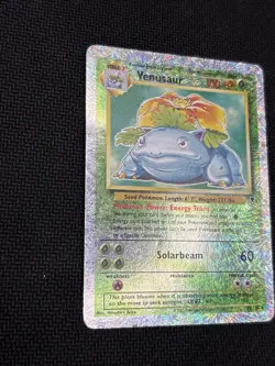 2002 Pokemon Legendary Collection Venusaur Reverse Holo Foil 18/110 - HP Damage - Image 2