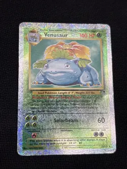 2002 Pokemon Legendary Collection Venusaur Reverse Holo Foil 18/110 - HP Damage - Image 3
