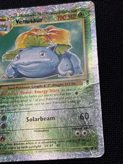 2002 Pokemon Legendary Collection Venusaur Reverse Holo Foil 18/110 - HP Damage - Image 5