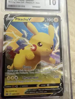 PSA 10 Pikachu V BOX 2021 GEM MT Black Star Promo Pokemon - Image 5