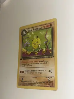 Pokemon TCG Dark Primeape Team Rocket 43/82 Regular 1st Edition Uncommon - Image 4