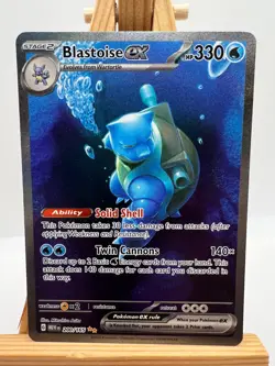Pokemon TCG - S&V 151 - 200/165 Blastoise ex - Special Illustration Rare - LP/EX - Image 1