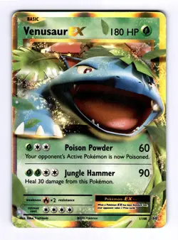 Venusaur EX XY Evolutions #1 (2016) Ultra Rare NM Pokemon - Image 1