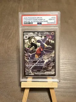 2025 POKEMON Cynthia's Garchomp EX 232/182 SIR Destined Rivals PSA 10 GEM MINT - Image 1