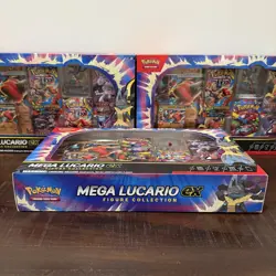 Lot of 3 Pokemon Mega Lucario ex Premium Figure Collection SEALED - Image 5