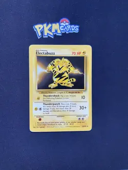 Pokemon TCG Electabuzz Base Set 20/102 Regular Rare HP. - Image 1