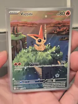 Victini Illustration Rare:SVP 208 Pokemon TCG Black Star Promo NM - Image 1