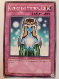 Gift of The Mystical Elf - DB1-EN073 - Common - Unlimited Edition LP Yugioh - Image 1