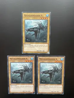 Yugioh Megalosmasher X SR04-EN003 Common Mixed Editions LP/MP X3 - Image 1