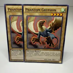 2x Yugioh Phantom Gryphon CROS-EN001 1st Common - LP-NM 💎 - Image 1
