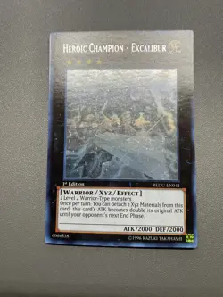 Yu-Gi-Oh! Heroic Champion - Excalibur Ghost Rare 1st Edition REDU-EN041 MP - Image 1