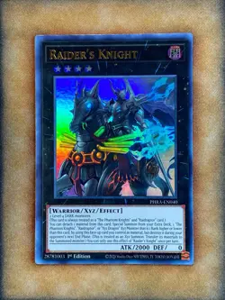Yugioh Raider's Knight PHRA-EN040 Ultra Rare 1st Ed NM - Image 1