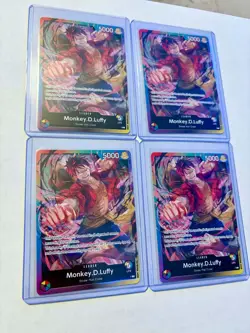 4x Monkey.D.Luffy (Release Event Leader) - One Piece TCG - English NM Promo - Image 1