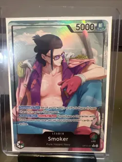 Smoker [Alternate Art] OP10-001 One Piece Royal Blood *Mint* - Image 1