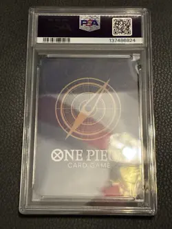 2023 ONE PIECE PROMOS PARAMOUNT WAR PRE-RELEASE-WINNER #025 SMOKER PSA 10 - Image 2