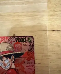 One Piece Monkey D. Luffy Manga OP11 Beckett Strong 9.5, PSA 10 Contender TCG - Image 2