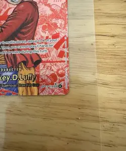 One Piece Monkey D. Luffy Manga OP11 Beckett Strong 9.5, PSA 10 Contender TCG - Image 3