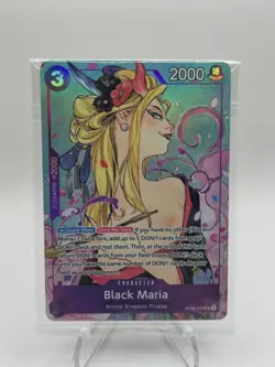 Black Maria (Illustration Box Vol.2) OP08-074 One Piece Promo (Sealed) - Image 1