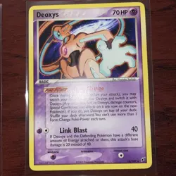 Pokemon TCG Deoxys Black Star Rare Non-Holo Card 16/107 Destiny Deoxys Stamped - Image 2