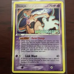 Pokemon TCG Deoxys Black Star Rare Non-Holo Card 16/107 Destiny Deoxys Stamped - Image 3