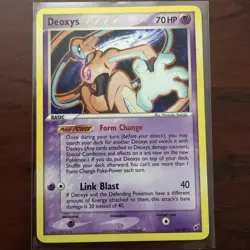 Pokemon TCG Deoxys Black Star Rare Non-Holo Card 16/107 Destiny Deoxys Stamped - Image 4