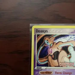 Pokemon TCG Deoxys Black Star Rare Non-Holo Card 16/107 Destiny Deoxys Stamped - Image 5