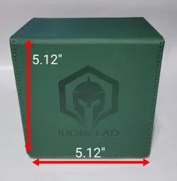 MTG Commander Deck Card Box WITH Counter DICE, Drawer/Display Window/Green 160+ - Image 5