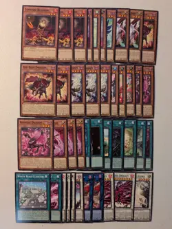 Lot Of (42) Yu-Gi-Oh Akiza Izinski Deck Cards - Image 1