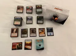 Lot of 455 Magic The Gathering MTG Cards Bulk Collection with Storage Box - Image 1