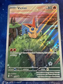 Pokemon Trading Card Game TCG Black Star Promo Victini Jumbo Card SVP 208 - Image 2