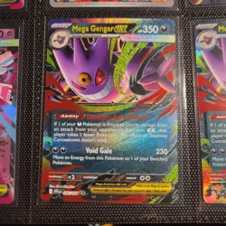Mega Gengar Ex MEO2: Phantasmal FLAMES 056/094 DOUBLE RARE NM Pokemon Card - Image 1
