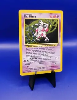 Mr Mime 6/64 Jungle Set Holo Rare Pokemon Card Nintendo Pokemon TCG WOTC 1999 NM - Image 2