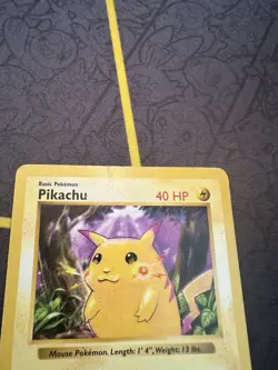 Pokemon Card Pikachu 58/102 Shadowless Base Set Non Holo Rare 156🔥MP🔥 - Image 4