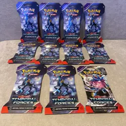Pokemon Cards - Scarlet & Violet Temporal Forces BLISTER Packs. Lot Of 11 Packs - Image 1