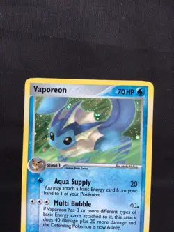 Pokemon Cards: EX Unseen Forces Rare Holo: Vaporeon 19/115 - Image 2