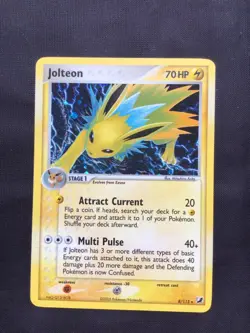 Pokemon Cards: EX Unseen Forces Rare Holo: Jolteon 8/115 - Image 1