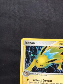 Pokemon Cards: EX Unseen Forces Rare Holo: Jolteon 8/115 - Image 3