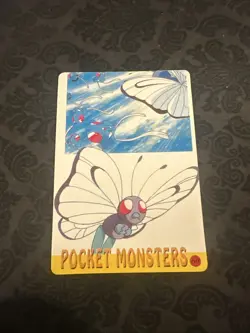 Vintage Pocket Monster Holo Prism Sticker Card *RARE* Moltres #58 - Image 2