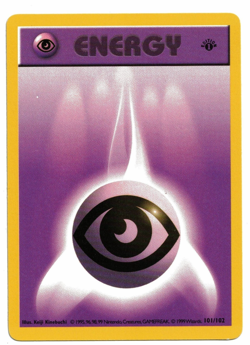Pokemon Card: Psychic Energy 101/102 1st Edition Base Set! EXC - Image 1
