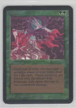 MTG Alpha Channel Magic The Gathering AMAZING SHAPE ACTUAL CARD - Image 1