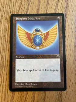 MTG Sapphire Medallion - Tempest Regular Rare - Image 1