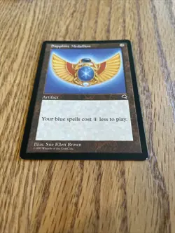 MTG Sapphire Medallion - Tempest Regular Rare - Image 3