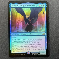 Wan Shi Tong, All-Knowing FOIL 98 Avatar Eternal TLE MTG Mythic Unplayed Mint NM - Image 1