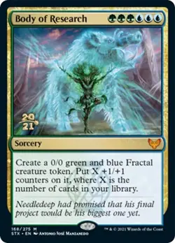 Body of Research [Strixhaven: School of Mages Prerelease Promos] Magic MTG - Image 1
