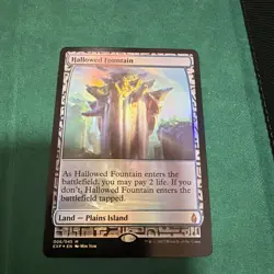 Magic The Gathering Hallowed Fountain Zendikar Expeditions Foil - Image 1