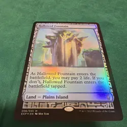 Magic The Gathering Hallowed Fountain Zendikar Expeditions Foil - Image 3