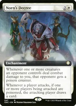 Norn's Decree Commander: Phyrexia: All Will Be One NM MTG - Image 1