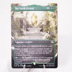 The Earth Crystal Borderless Regular 342 Final Fantasy FIN MTG NM - Image 1