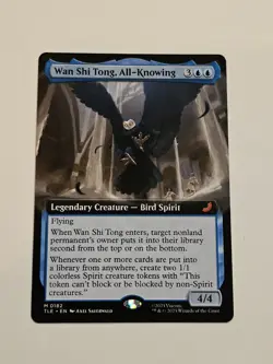 Wan Shi Tong, All-Knowing MINT Extended Art 182 Avatar Eternal TLE MTG Unplayed - Image 1