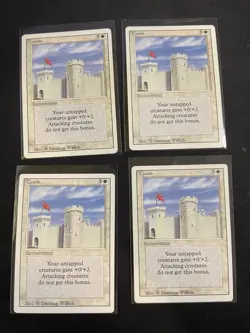 MtG 4x Castle Revised Magic the Gathering (Enchantment) - Image 1